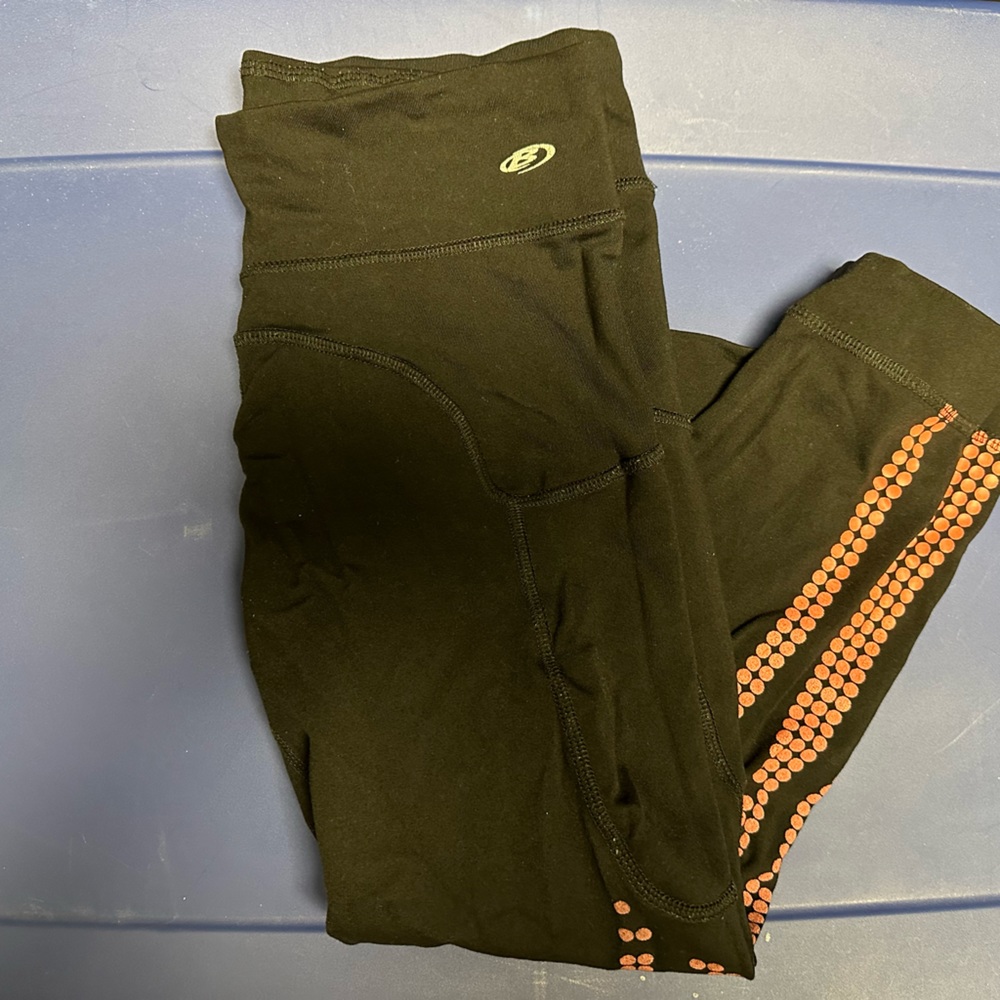 BABALU WORKOUT LEGGINGS SIZE M USED pink and black